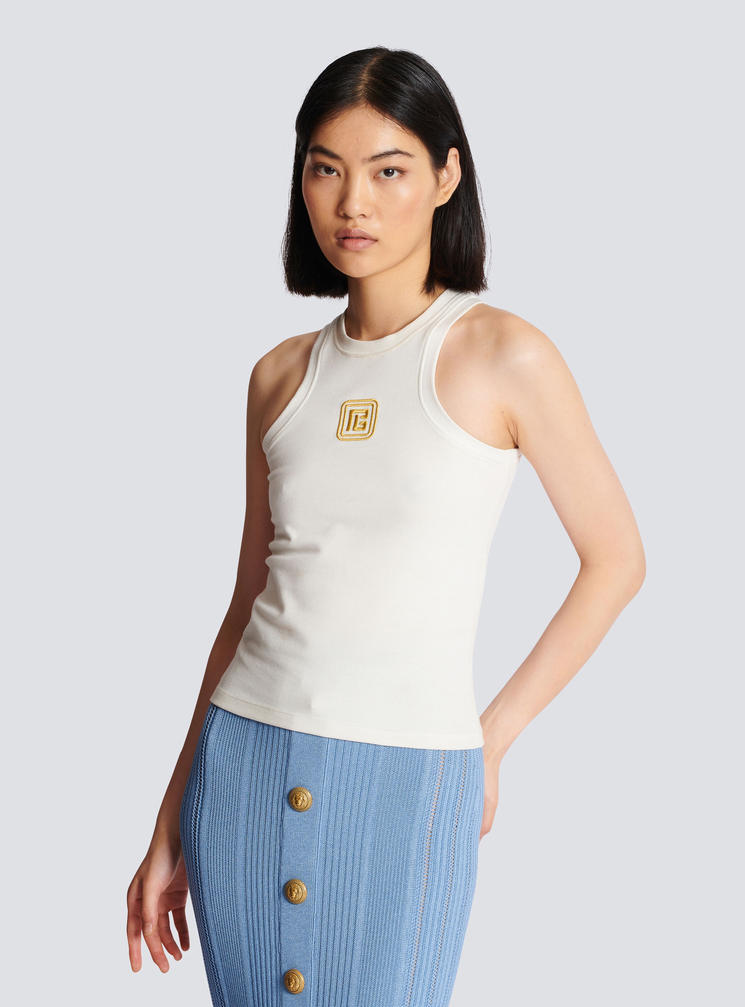 Tank top with Retro PB embroidery - 6