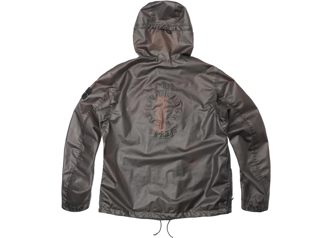 Supreme Stone Island Poly Cover Composite Anorak Black - 2