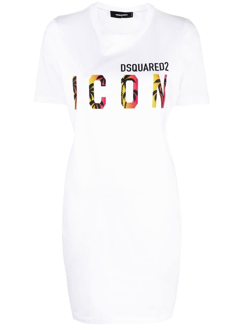 Icon Sunset Palm T-shirt dress 1