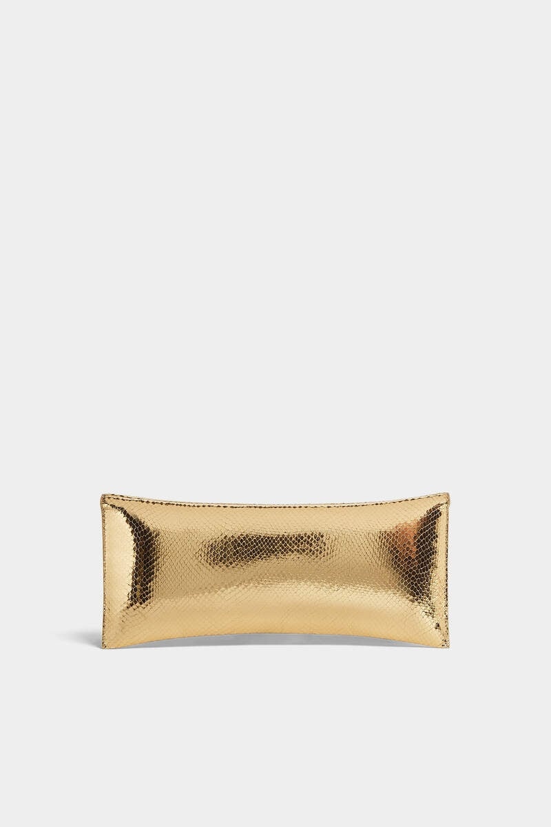 DOUBLE D LEATHER CLUTCH - 2
