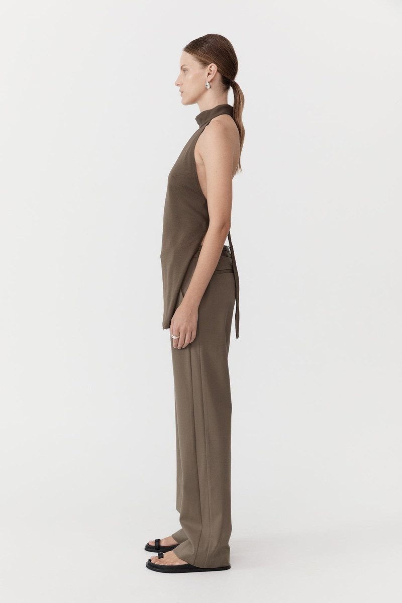 High Neck Tunic - Olivine 5