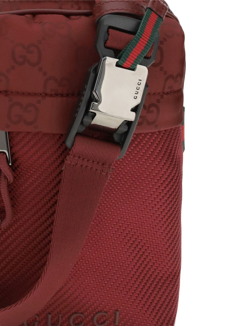 small GG nylon cross-body bag - 5