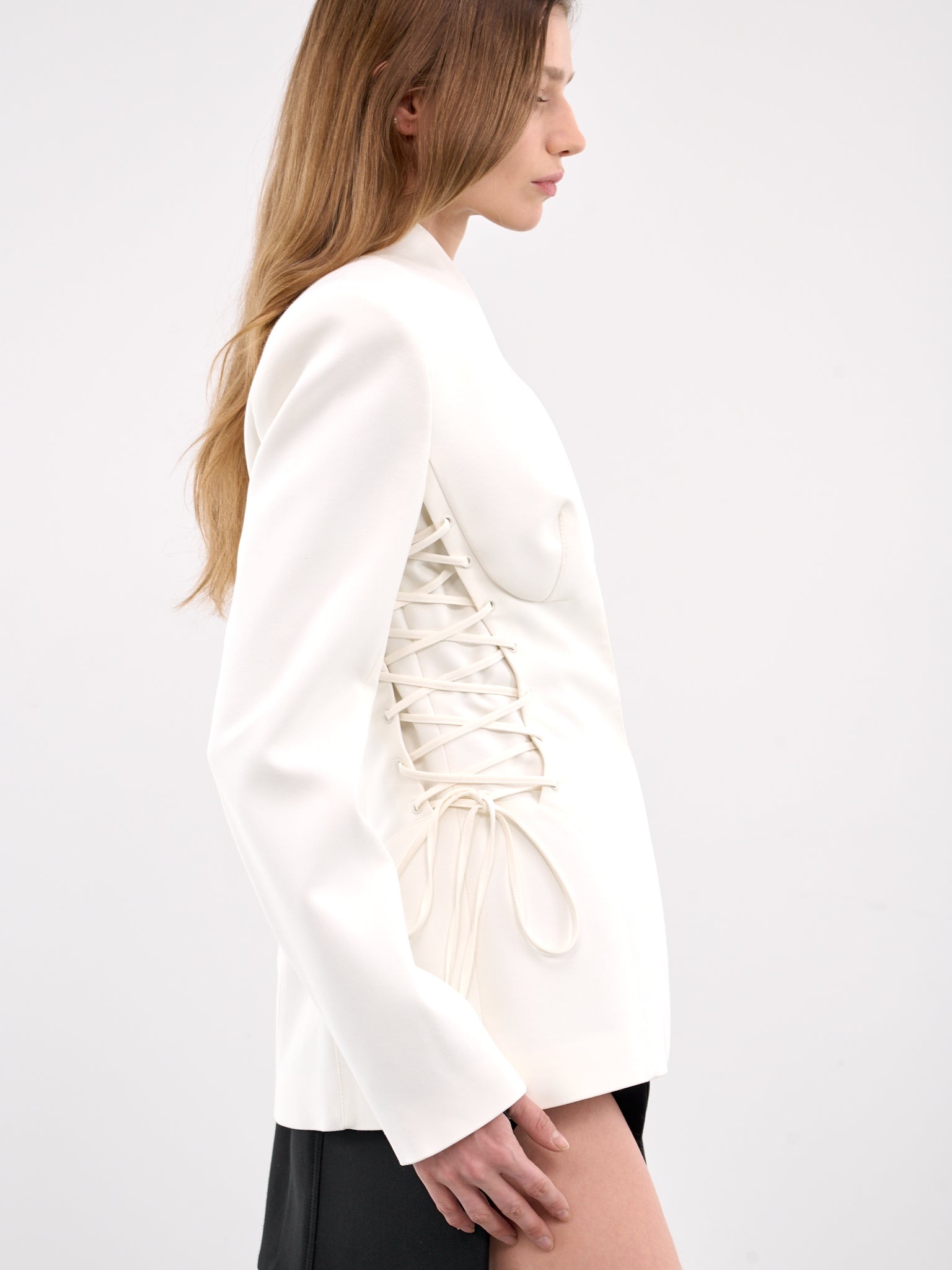 Sculptural Laced Jacket - 5