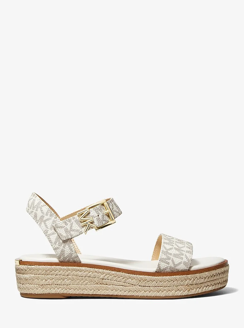 Richie Signature Logo Platform Espadrille Sandal - 1