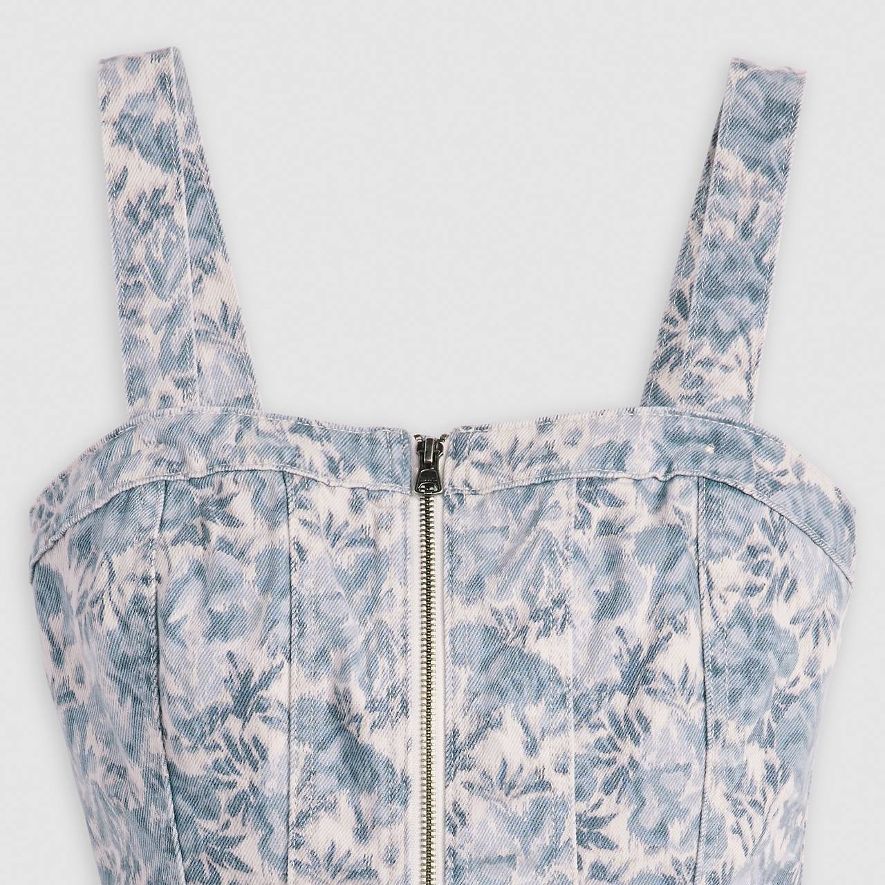 SCULPTED BUSTIER TOP - 6