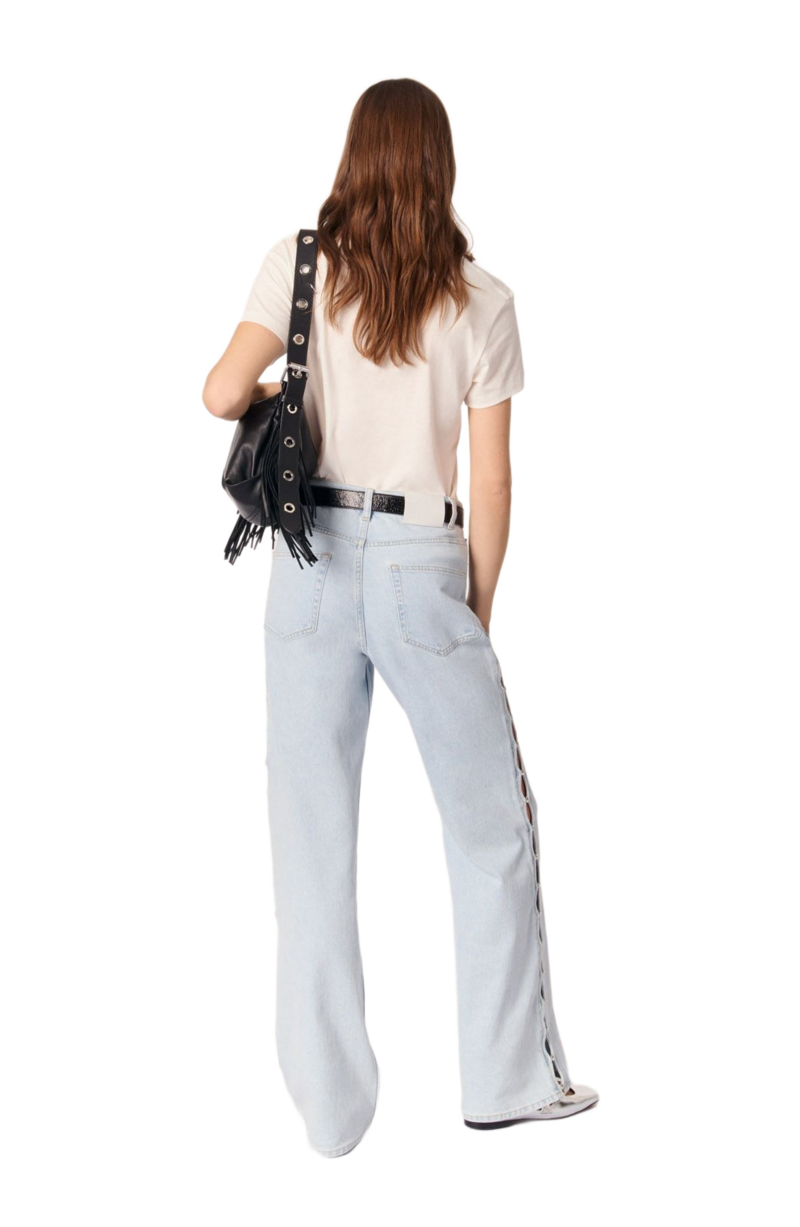 maje Paris Milan T-shirt in White at Nordstrom - 3