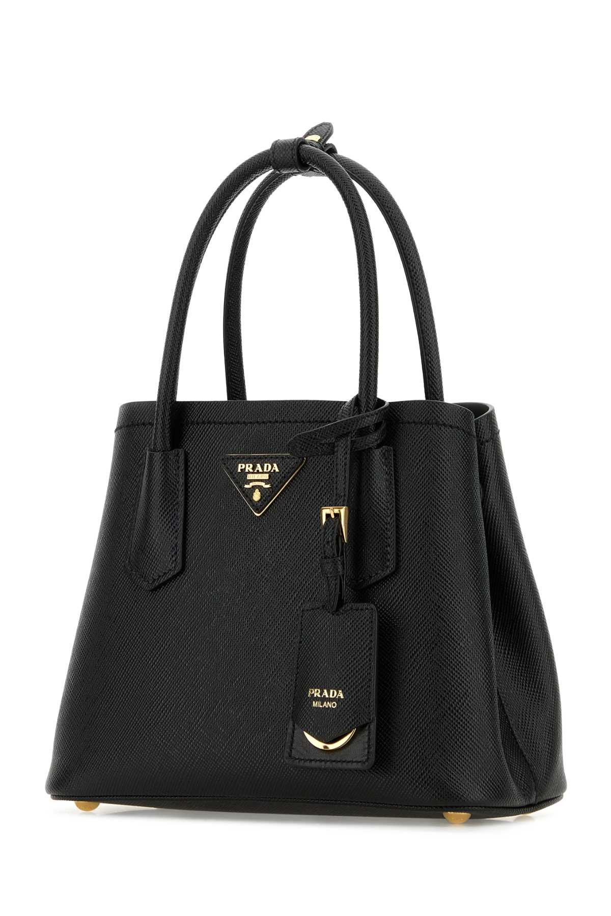 Prada Women Black Leather Handbag - 2