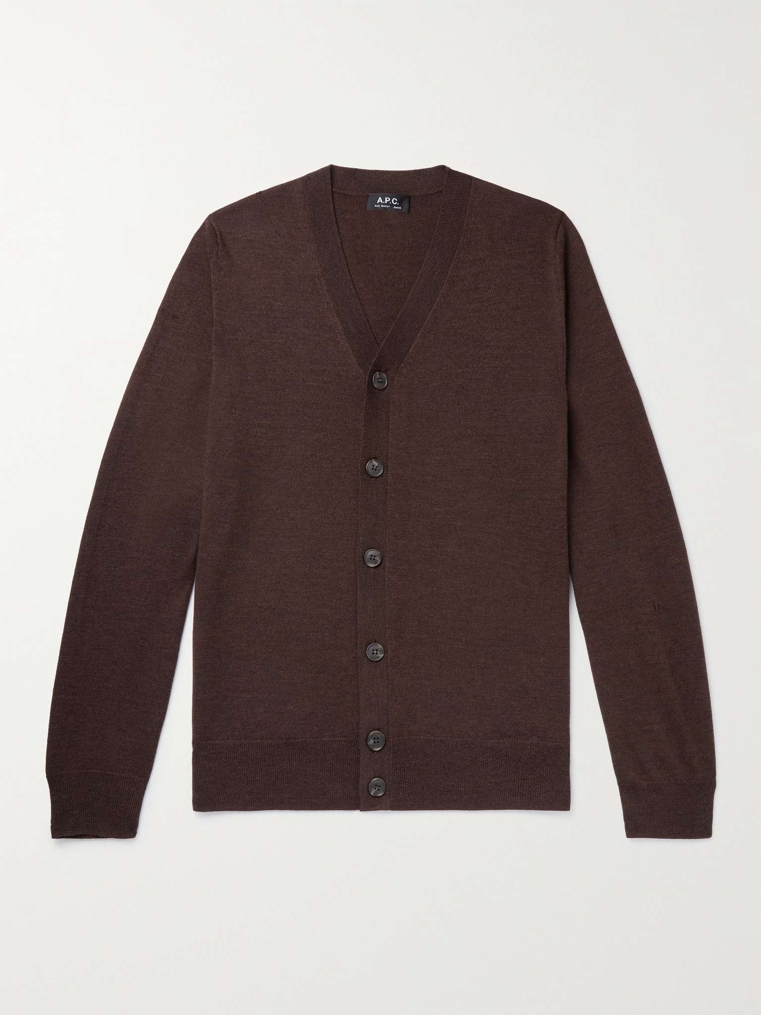 Samuel Slim-Fit Merino Wool Cardigan - 1