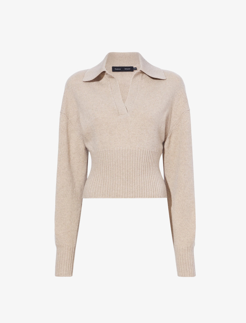 Jeanne Polo Sweater in Eco Cashmere - 1