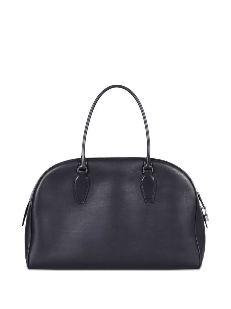 The Row India 12 leather tote bag outlook