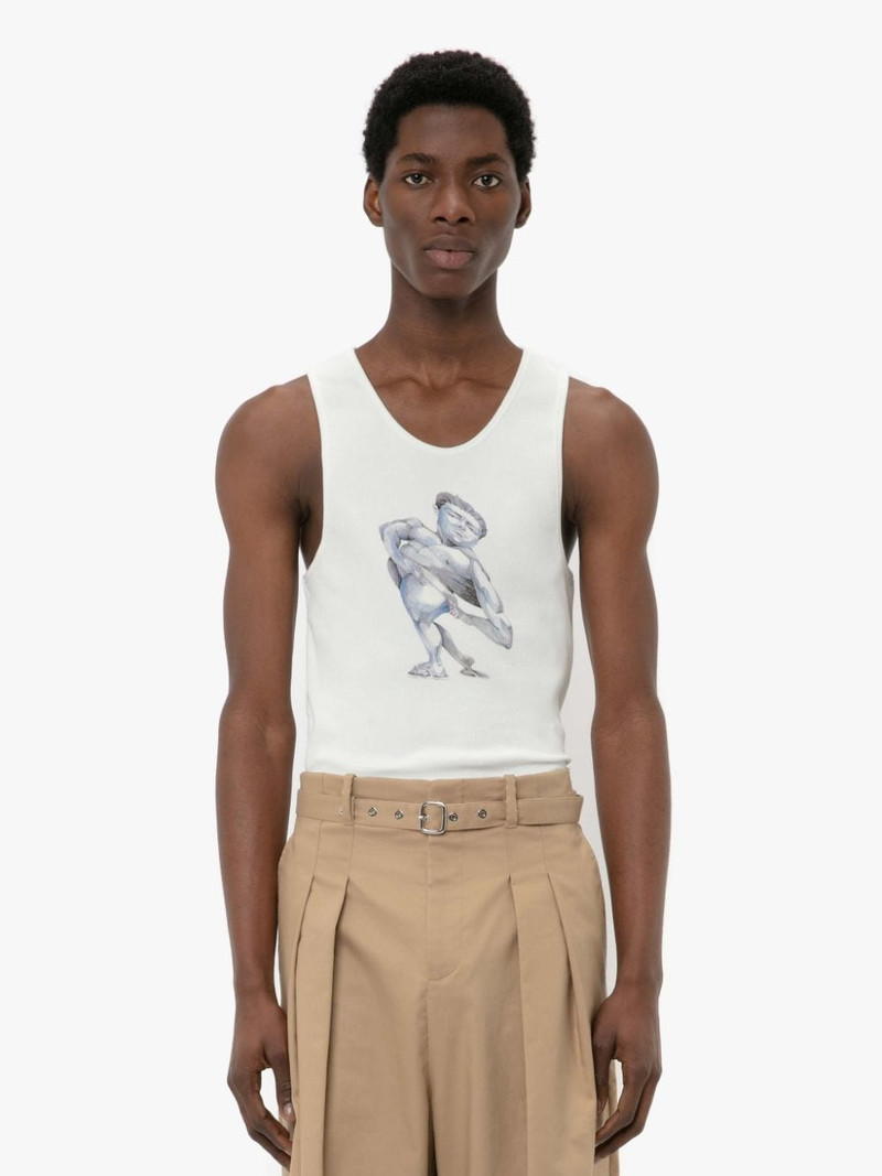 JW Anderson POL ANGLADA PRINT VEST outlook
