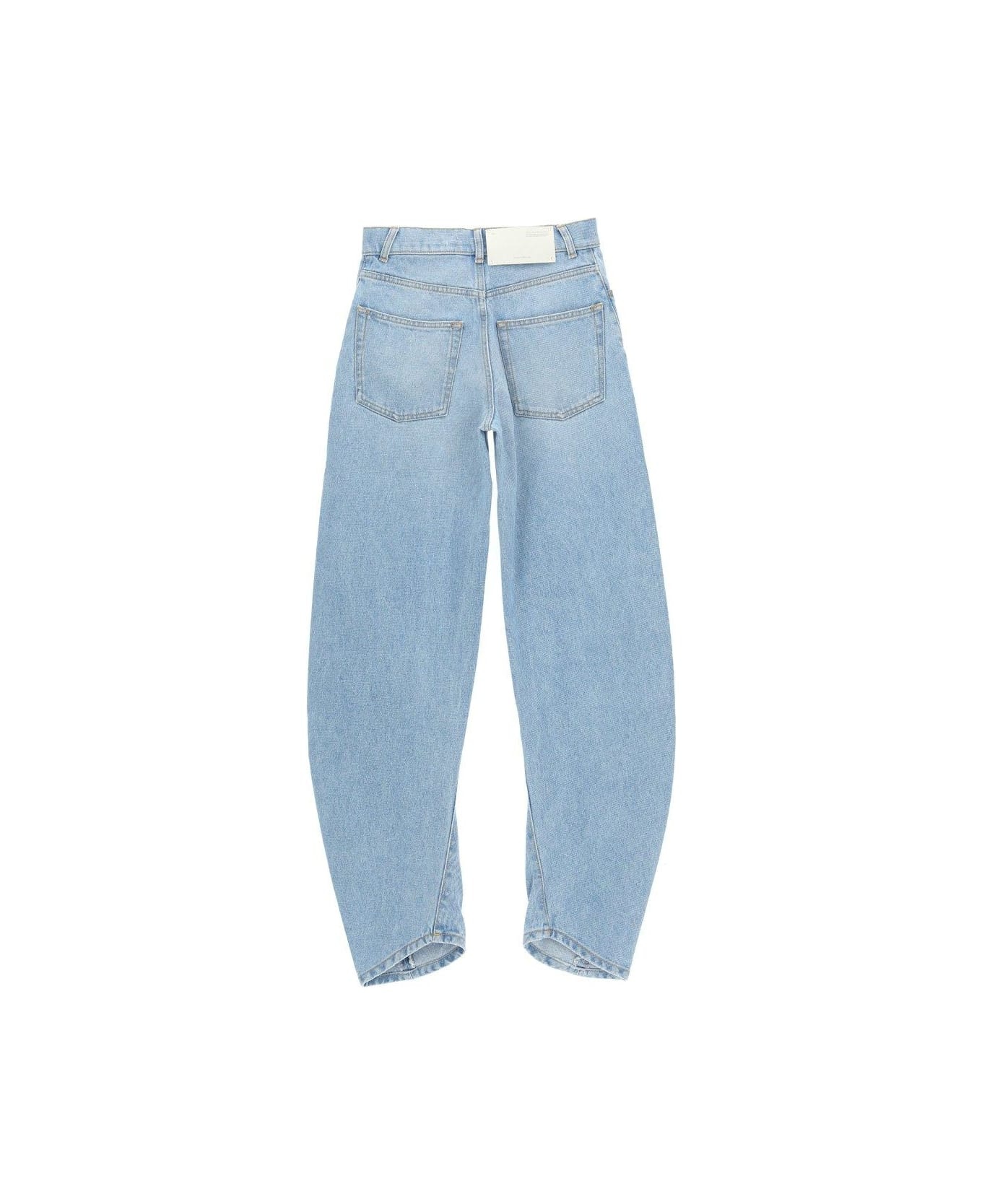 Banana Logo Patch Tapered Jeans - 2