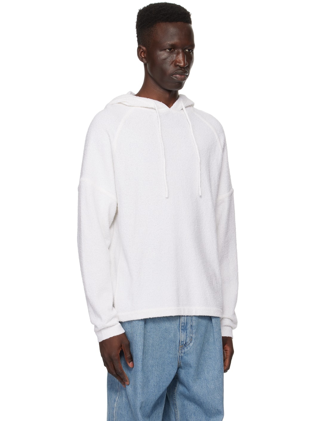 Off-White Drawstring Hoodie - 2