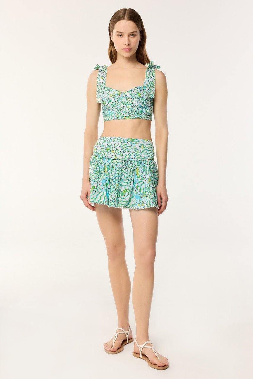 Top Carla - Green Wings Flower - 2