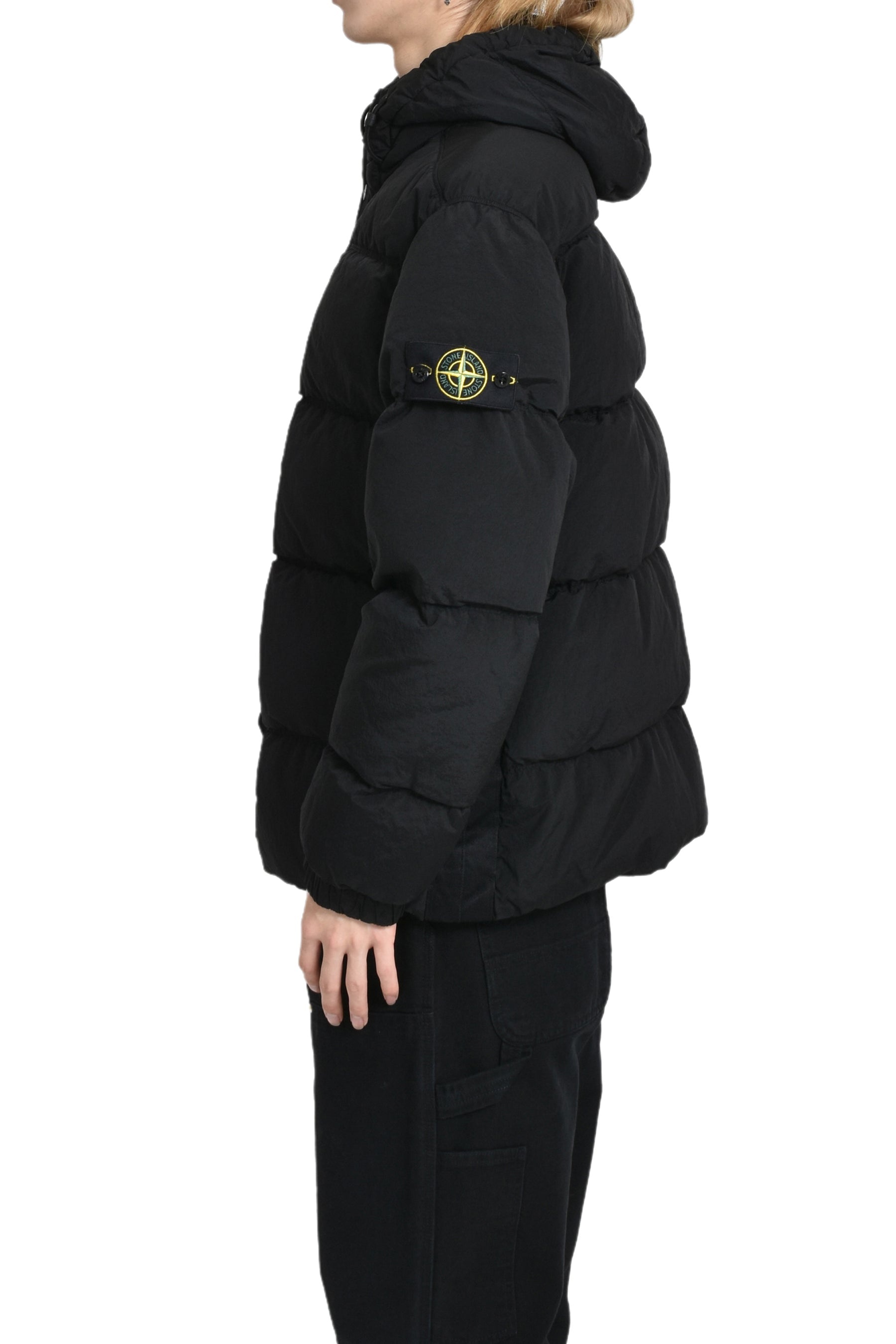 NYLON METAL DOWN JACKET / BLK - 3