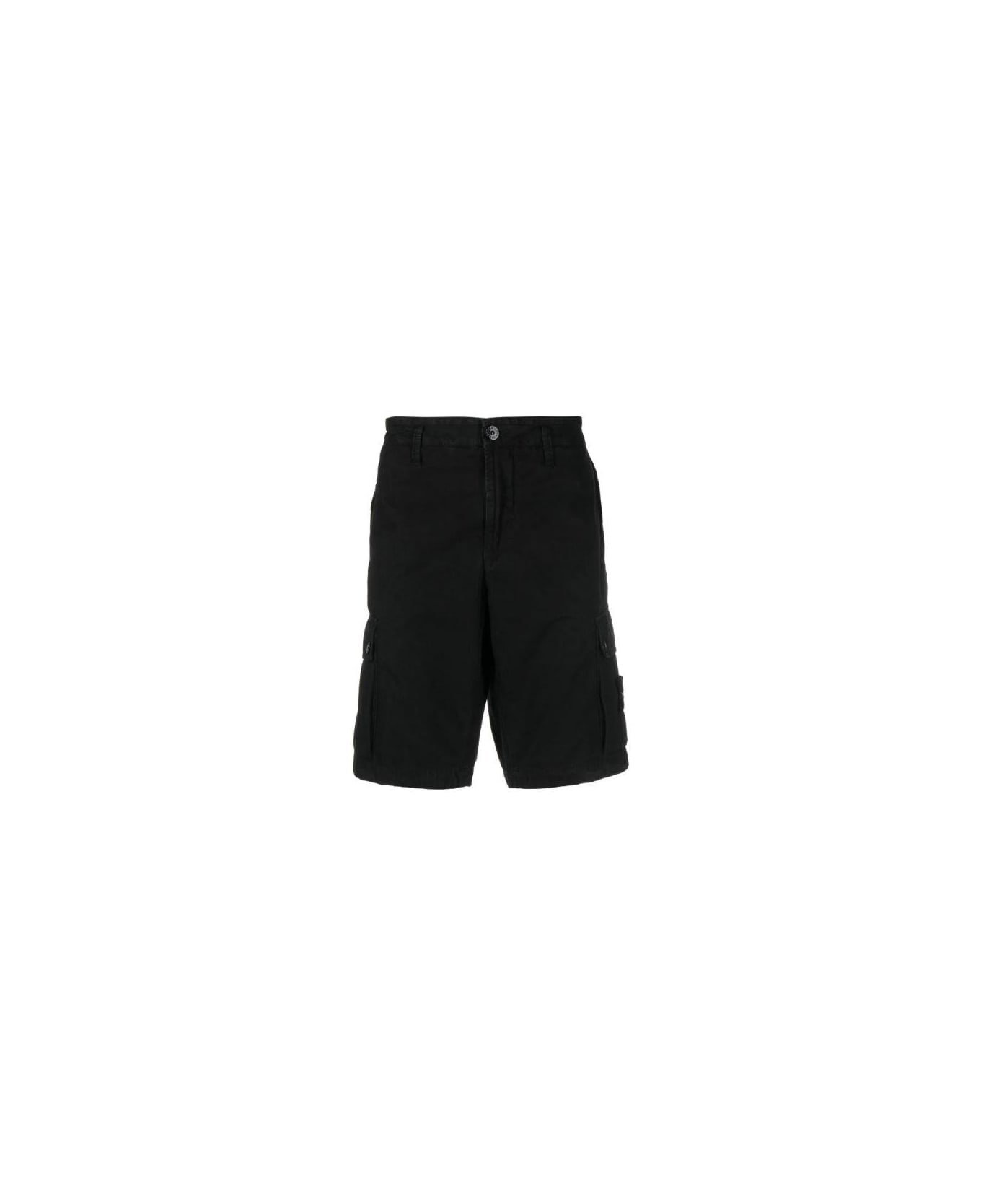 Compass Patch Bermuda Shorts - 1