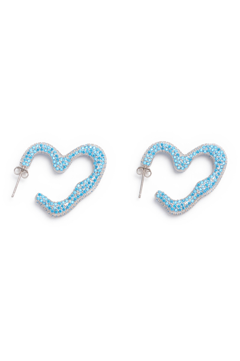 SOFT BLUE SUPER HEART HOOP 1