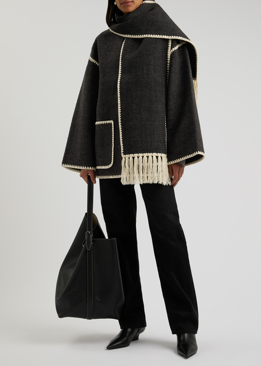 Toteme Scarf-effect Wool-blend Jacket - 4