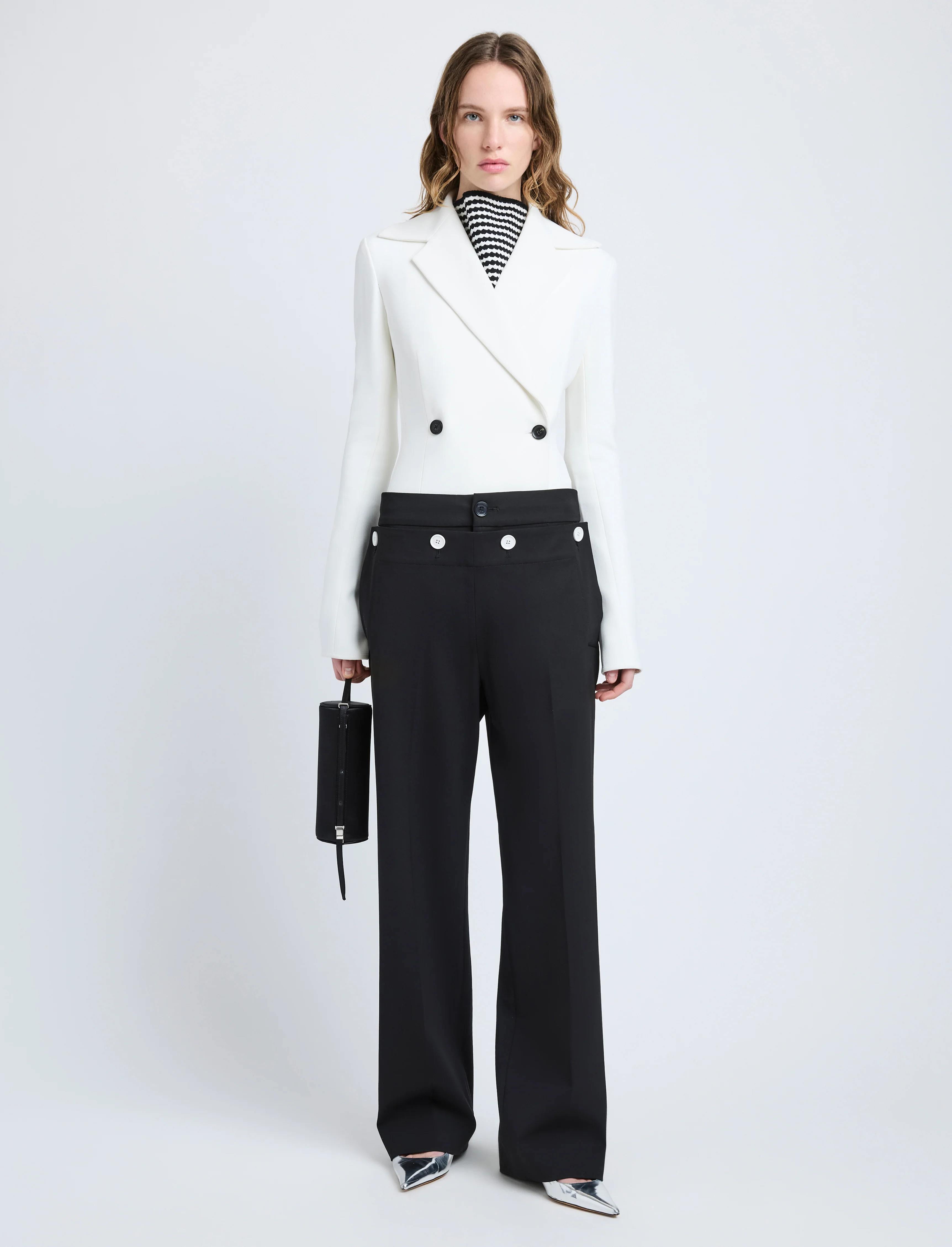 Marine Jacket in Bi-Stretch Suiting - 3