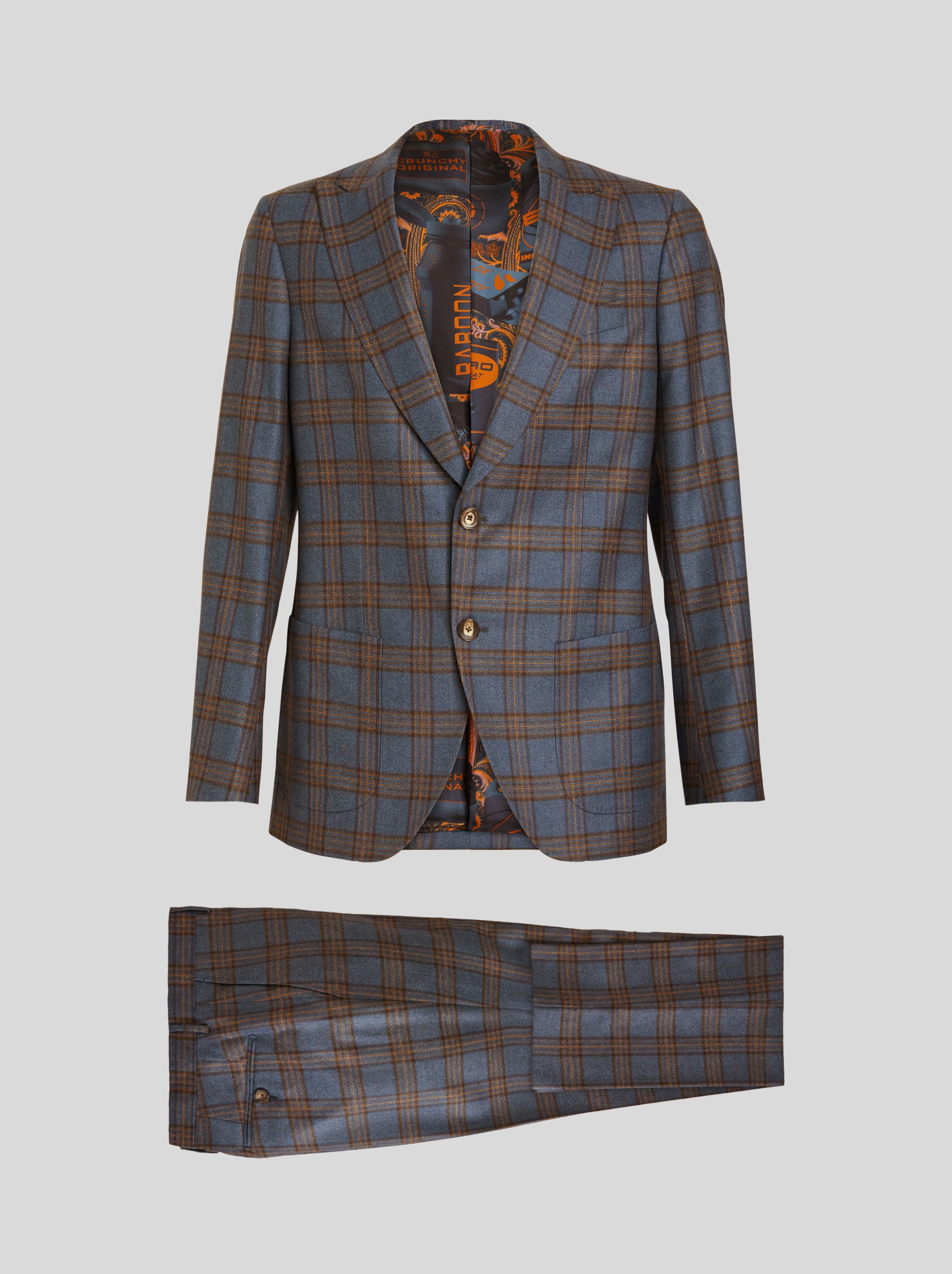 CHECK TAILORED SUIT - 1