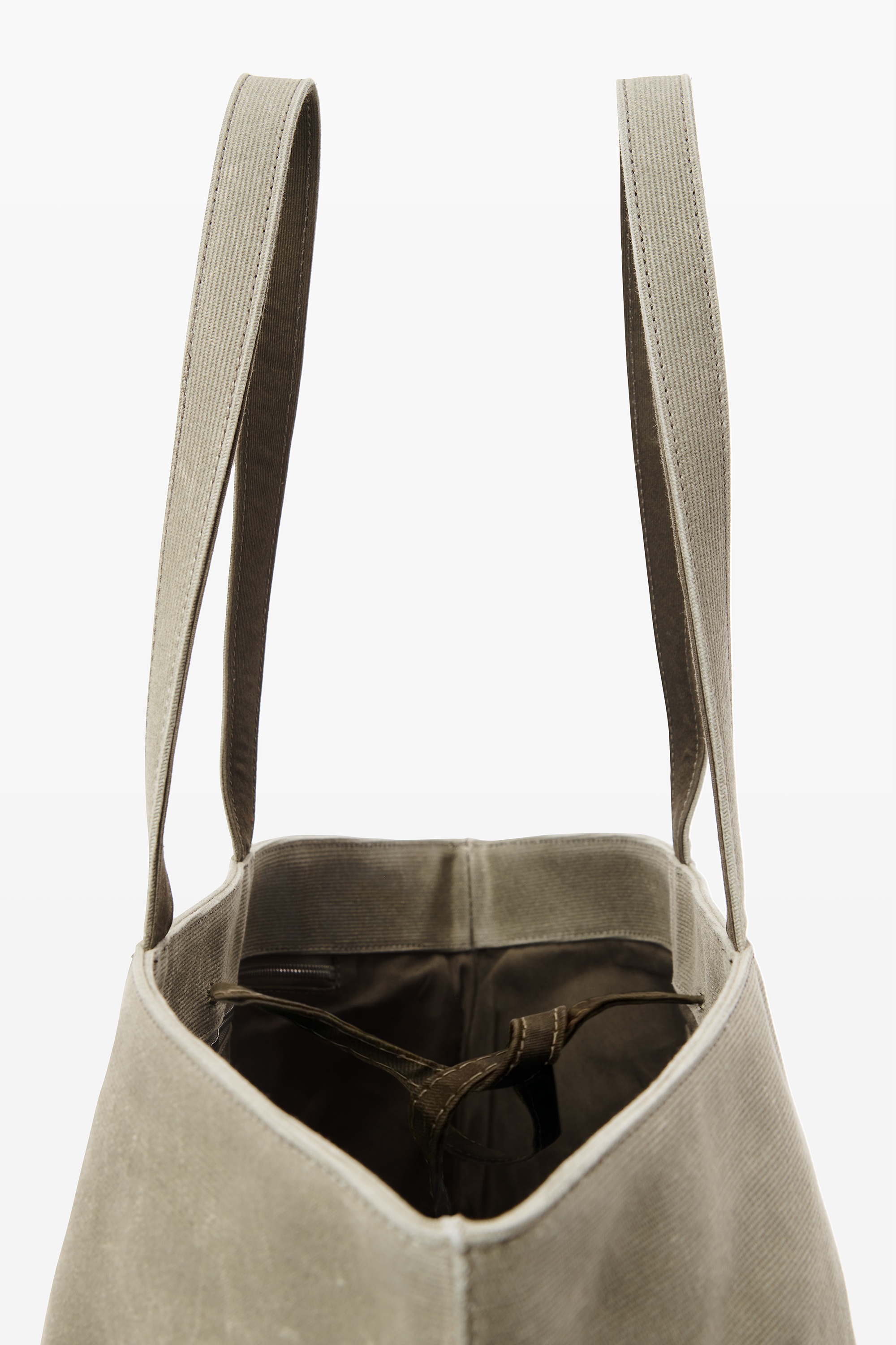Punch Tote Bag in wax canvas - 6