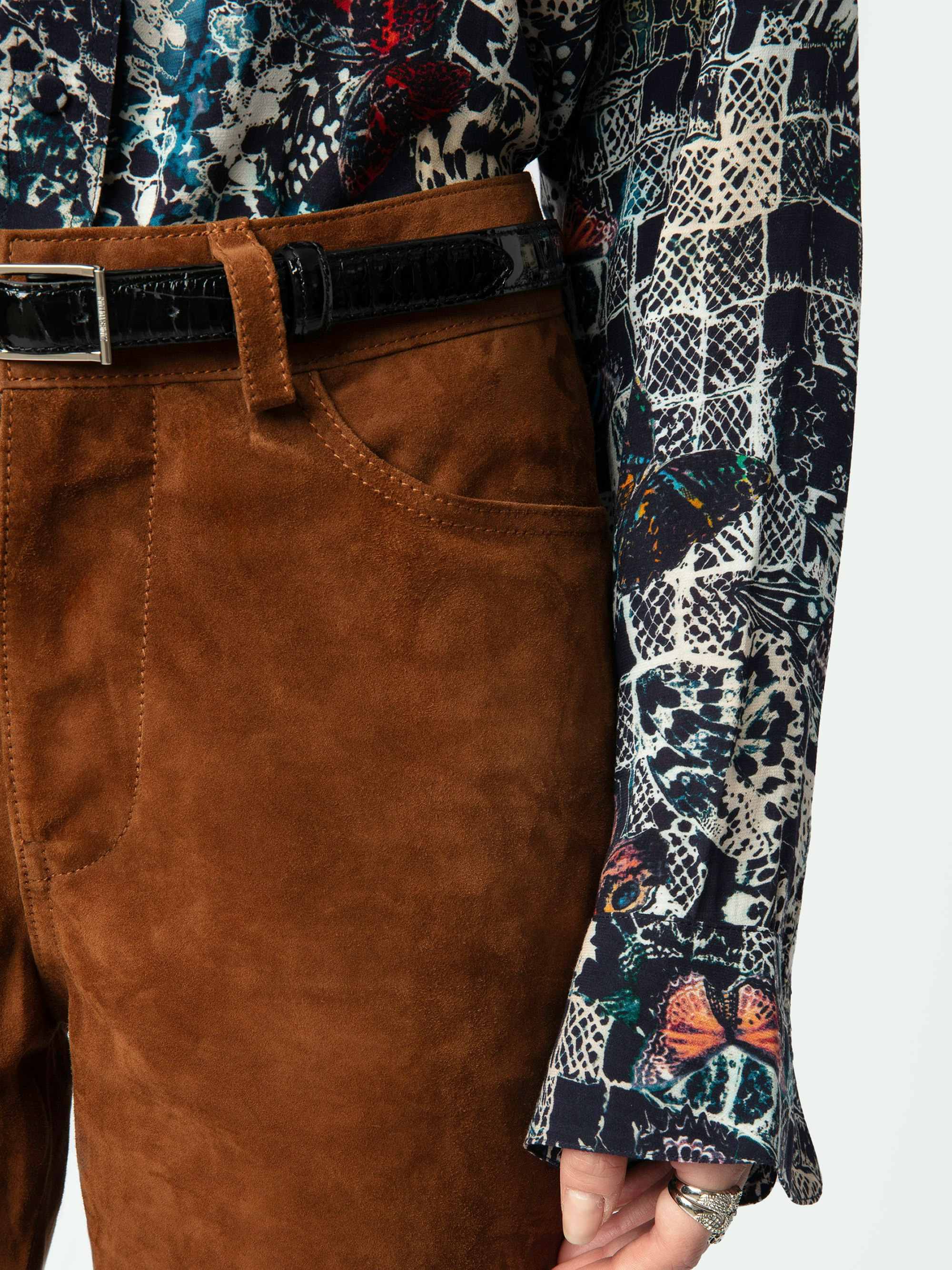 Pistol Suede Pants - 4