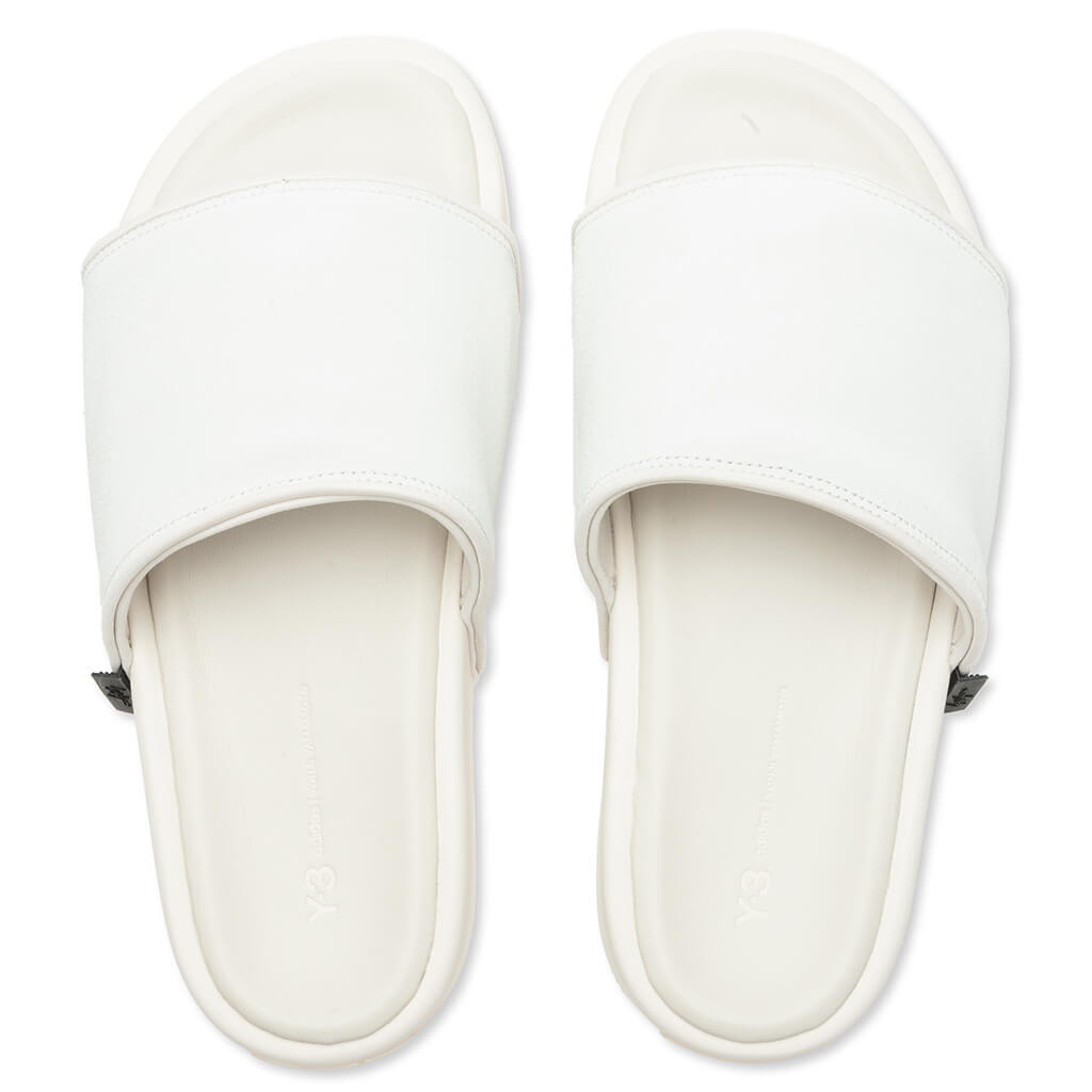 Y-3 NEW SLIDE - ORBIT GREY/CLEAR BROWN/LINEN - 2