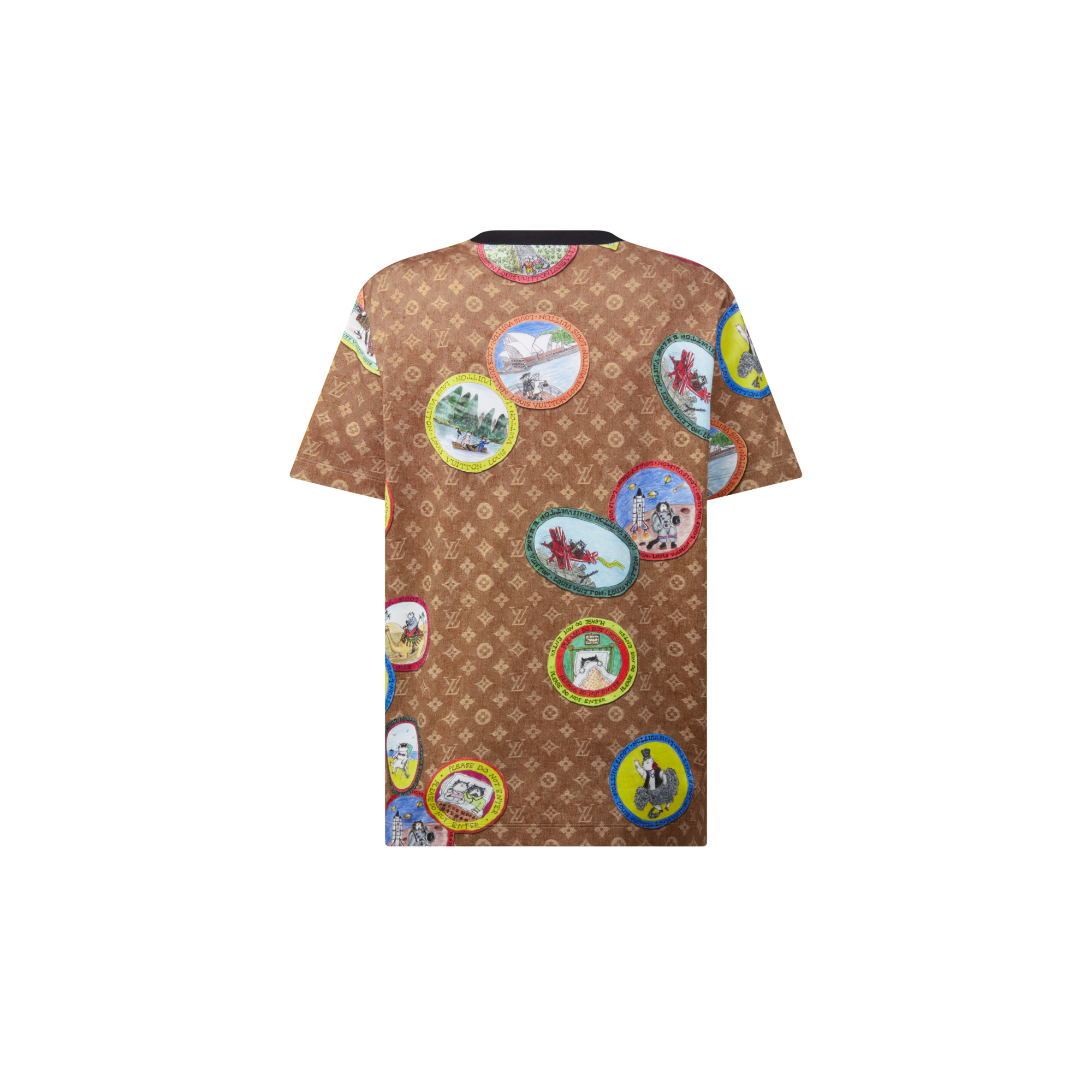 Monogram Cat Stamp T-Shirt - 3