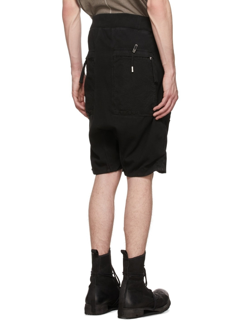 Black Cotton Shorts 3