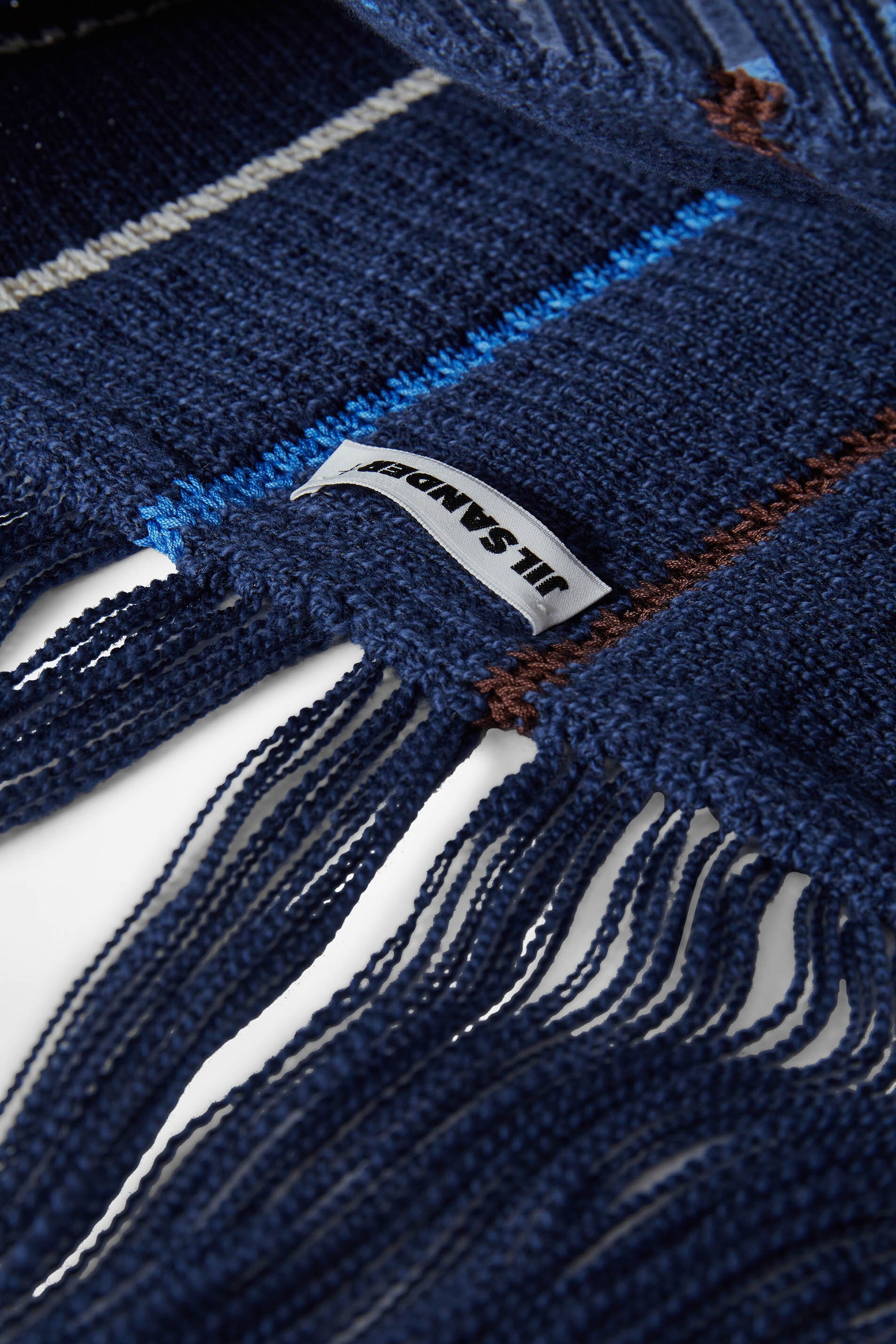 Striped Knit Bag - 4