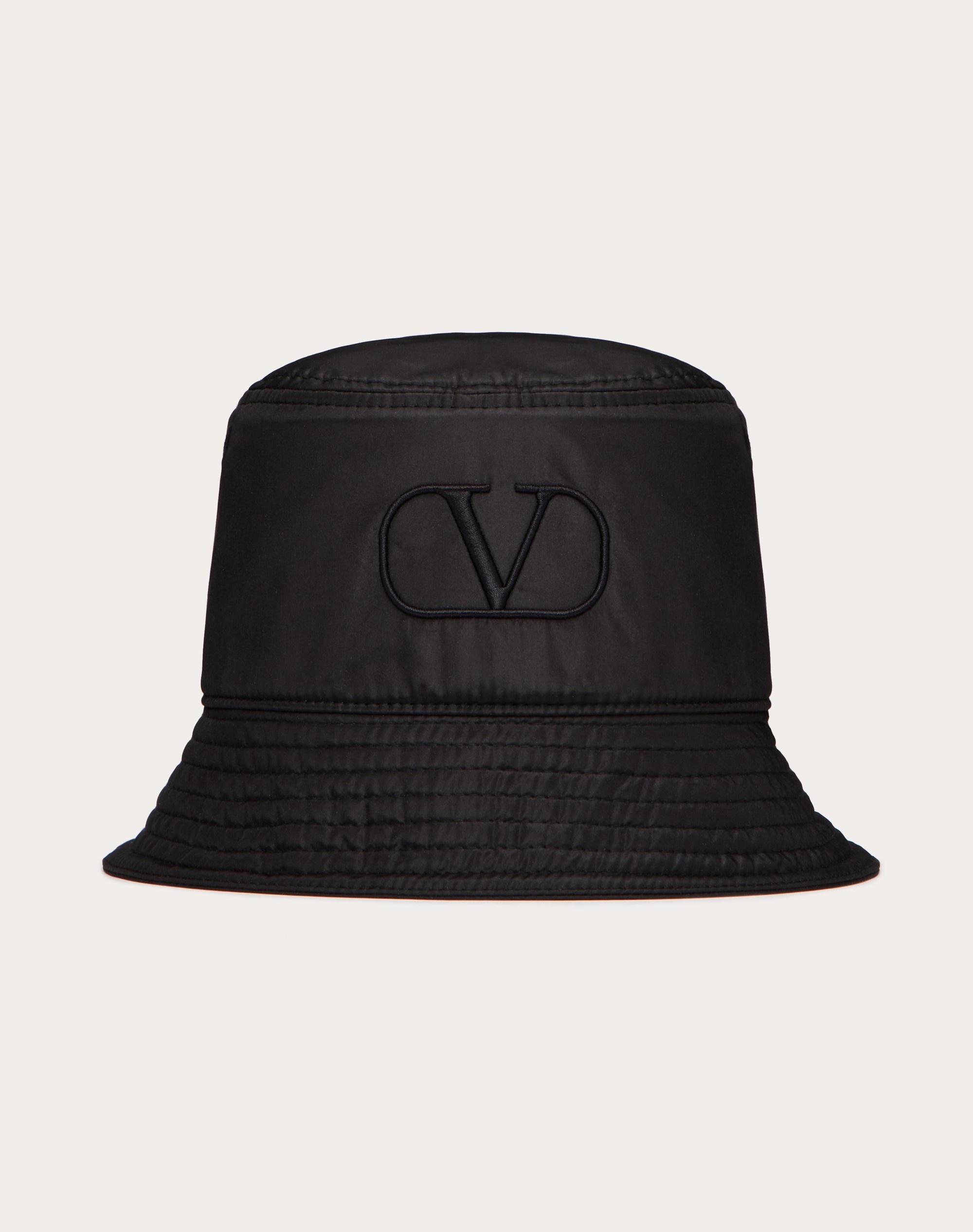 VLOGO SIGNATURE SILK BUCKET HAT - 1