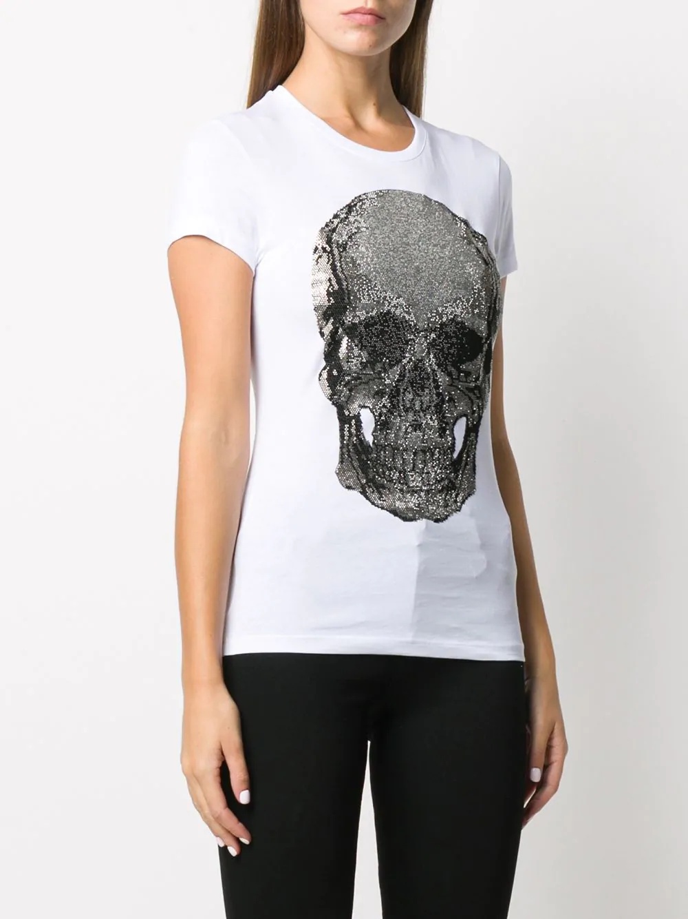 skull print T-shirt - 3