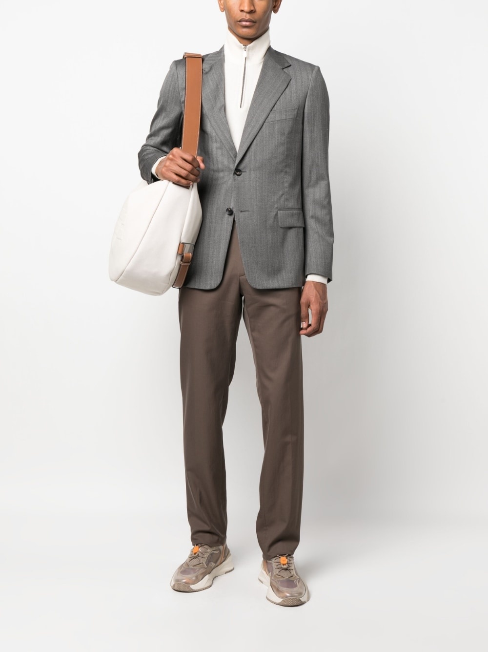 cotton tailored trousers - 2