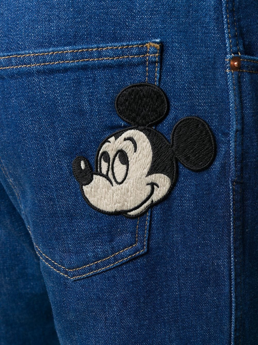 x Disney Mickey patch jeans - 5