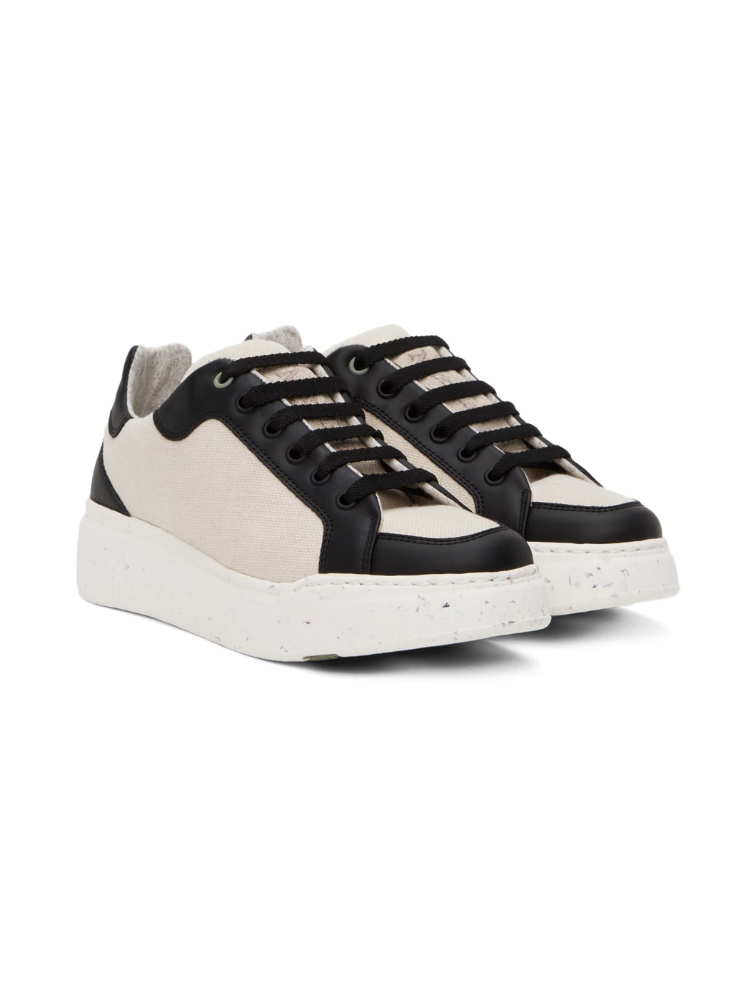 Beige & Black Maxigreen Sneakers - 4
