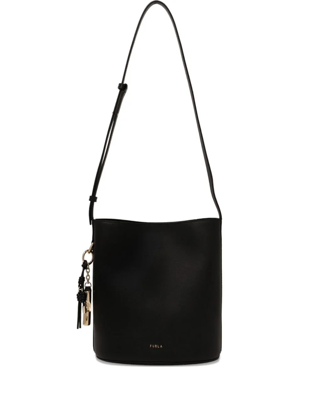 leather bucket bag - 1