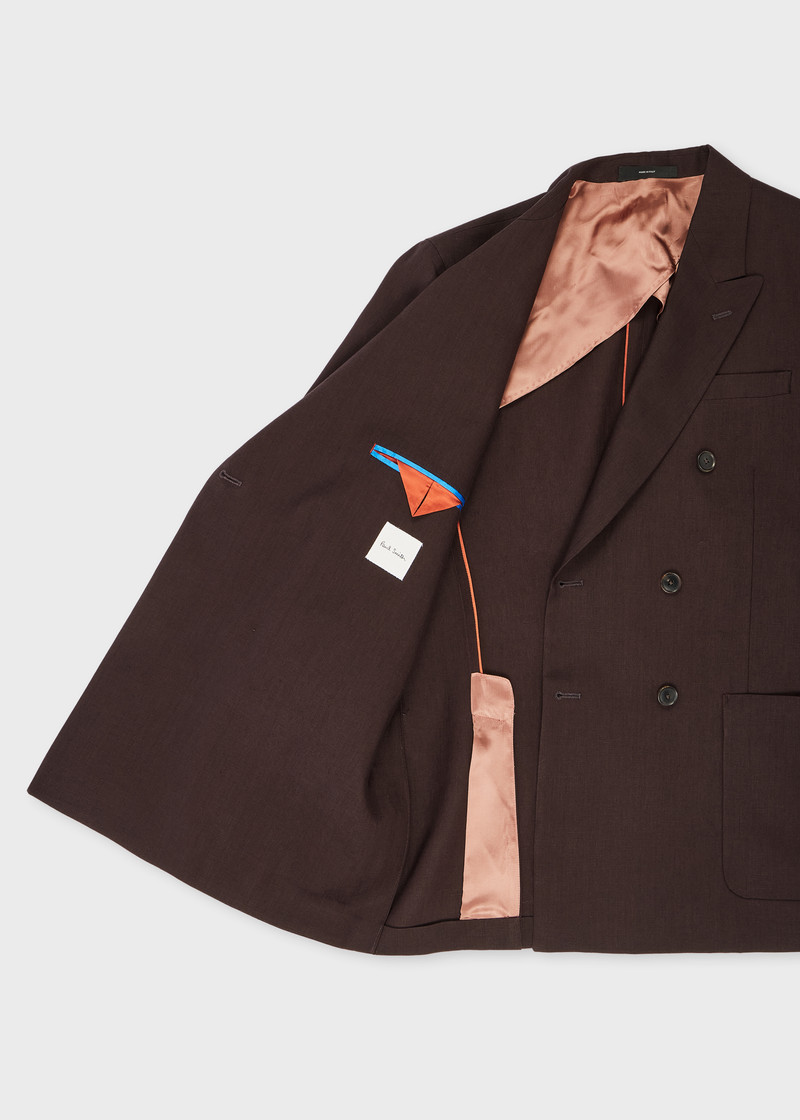 Aubergine Linen Suit 12