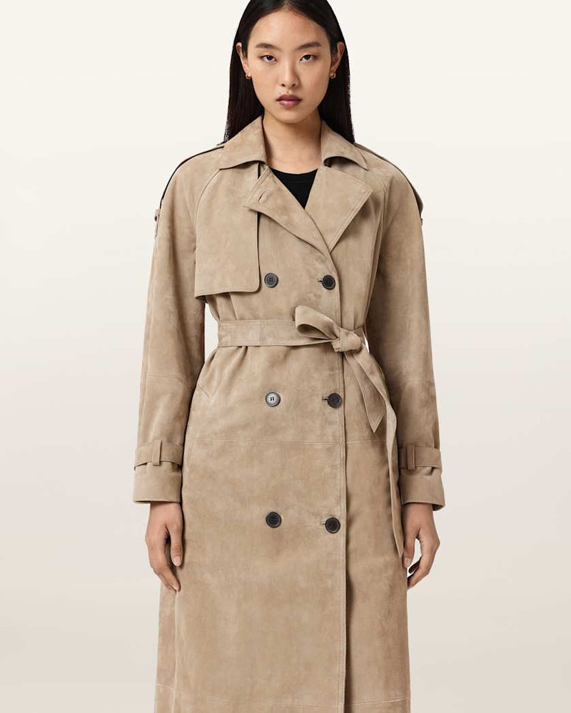 REED SUEDE TRENCH COAT 5