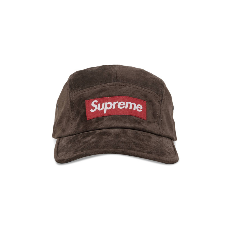 Supreme Suede Camp Cap 'Brown' - 1