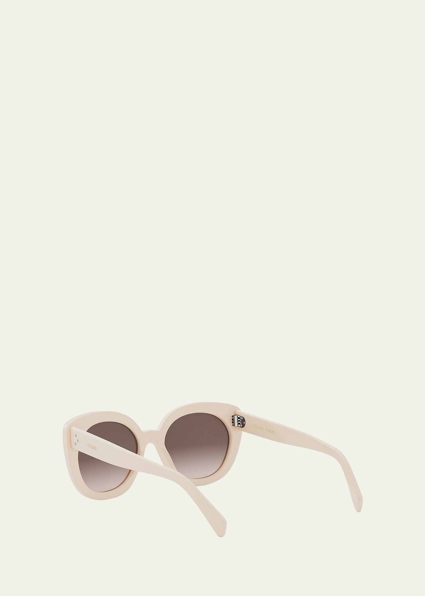 Bold 3 Dots Acetate Butterfly Sunglasses - 4