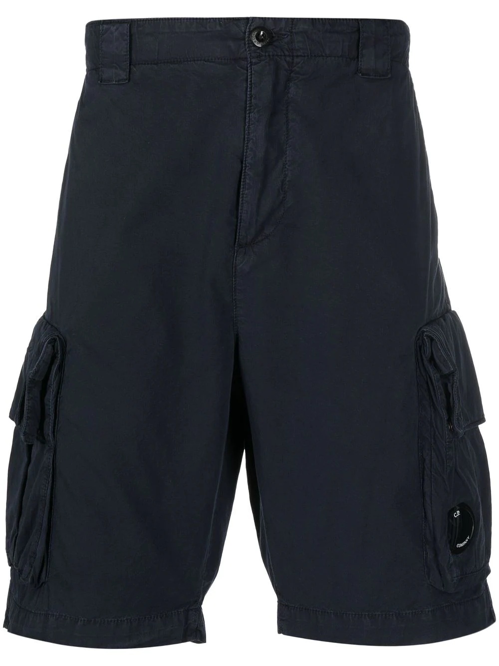 multi-pocket cotton cargo shorts - 1