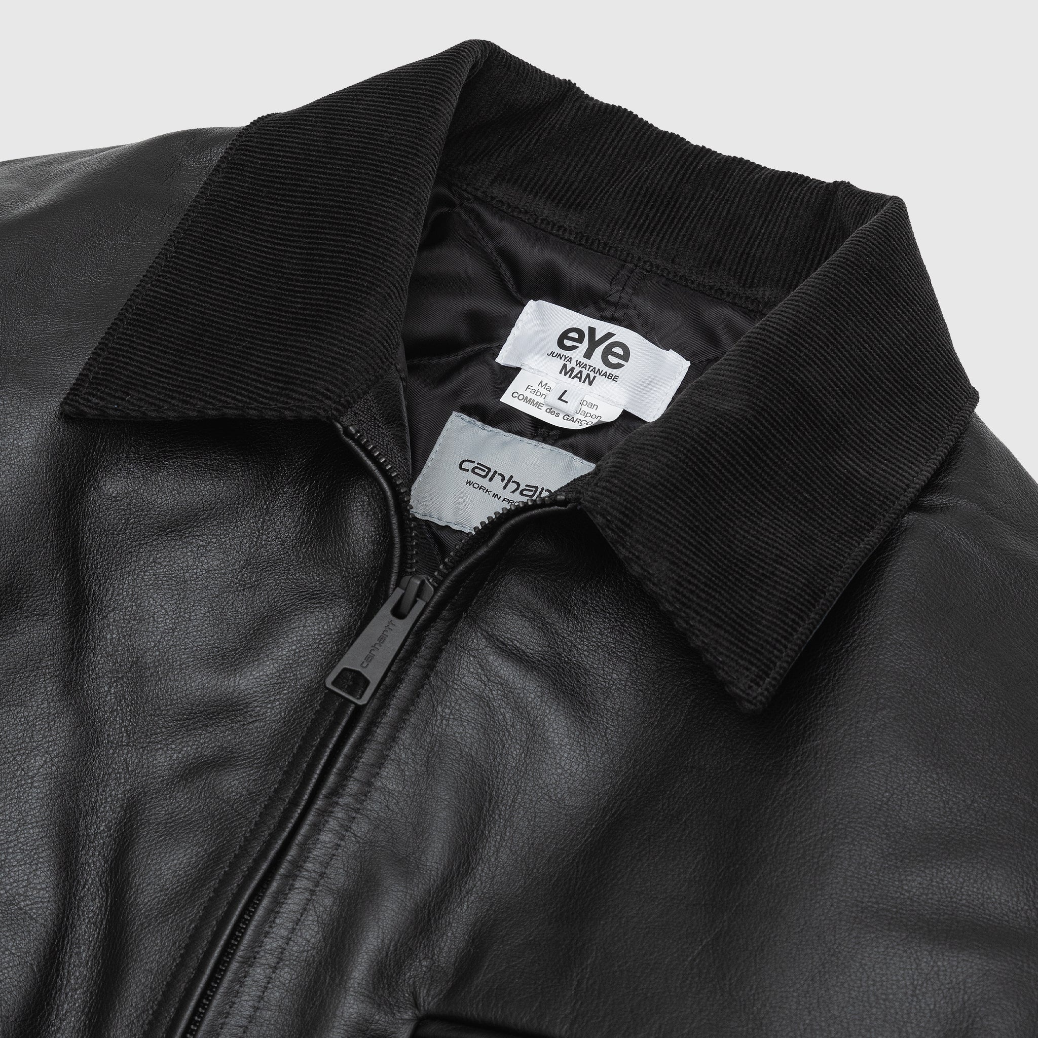 Junya Watanabe MAN eYe x CARHARTT WIP LEATHER JACKET