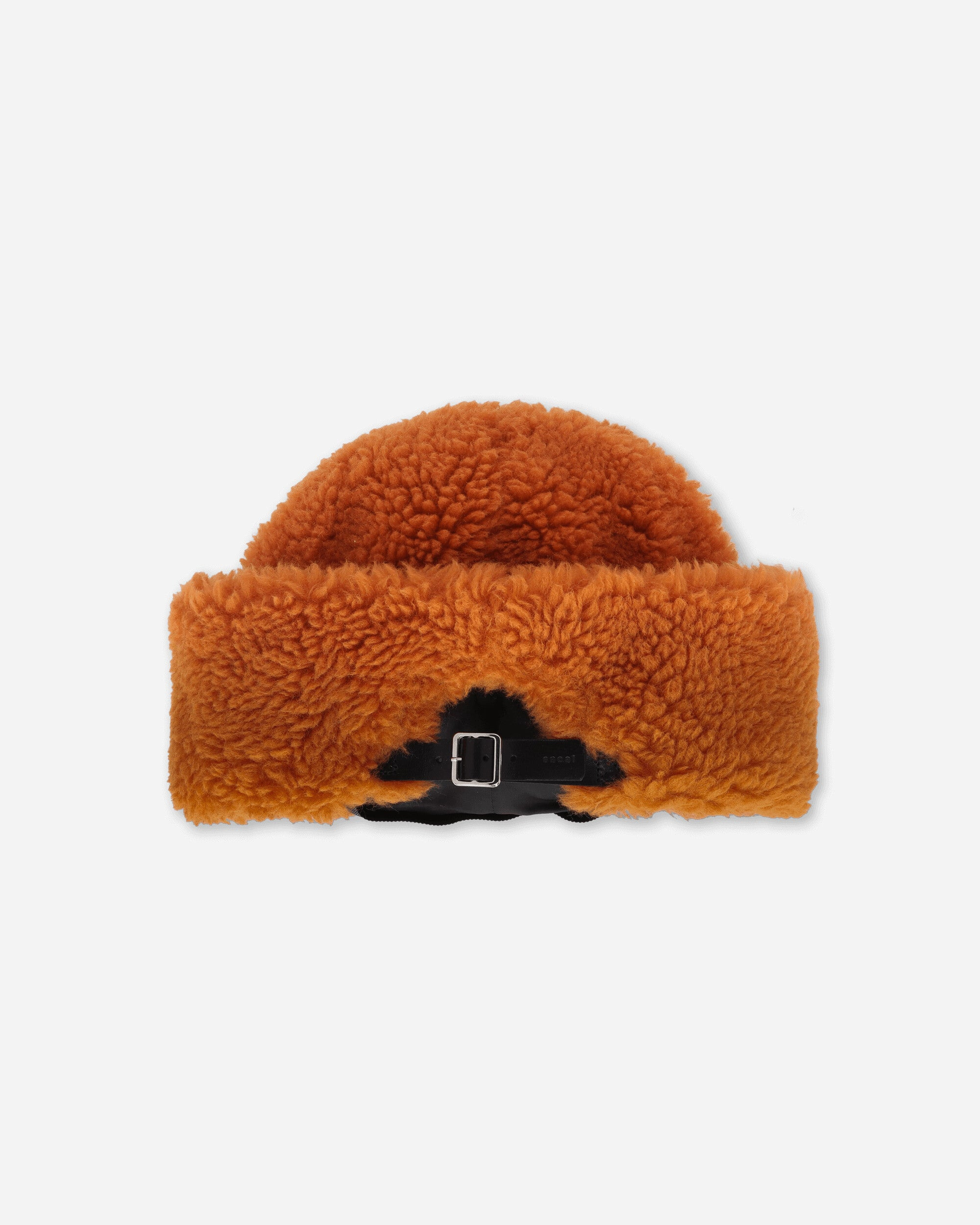 Puffy Boa Beanie Orange - 3