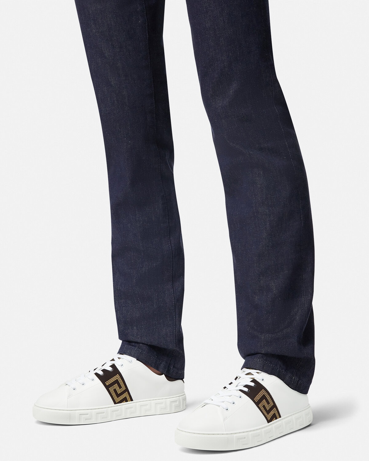 Studded Greca Trainers - 3