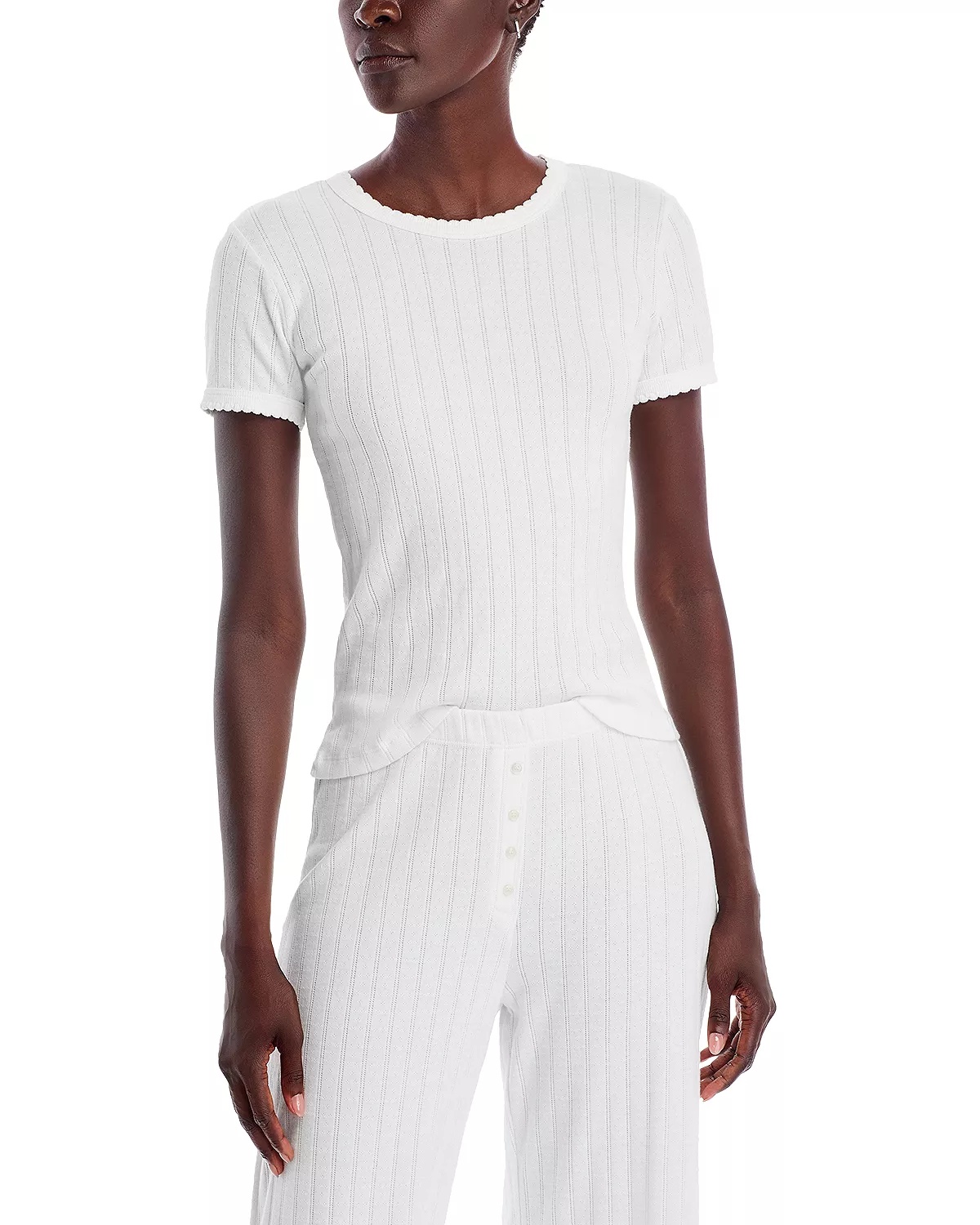 Pointelle Tee - 7