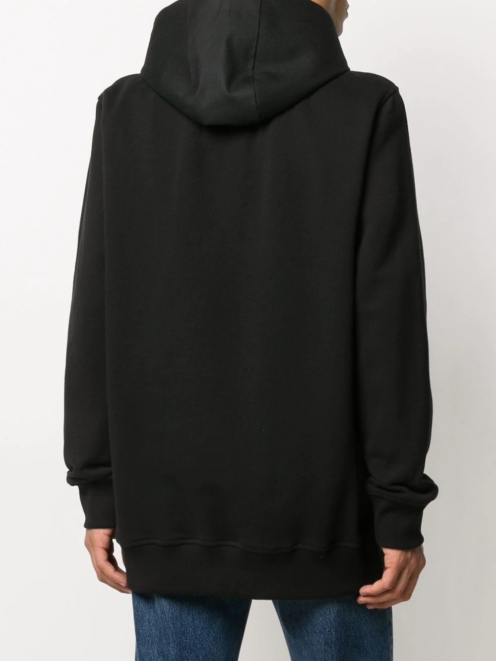 oversized logo print hoodie - 4