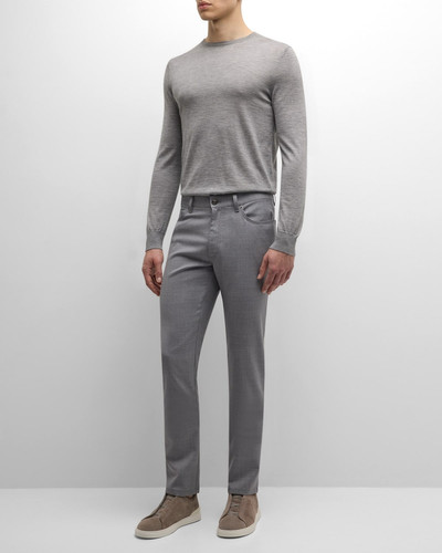 ZEGNA Men's Wool Straight-Leg 5-Pocket Pants outlook
