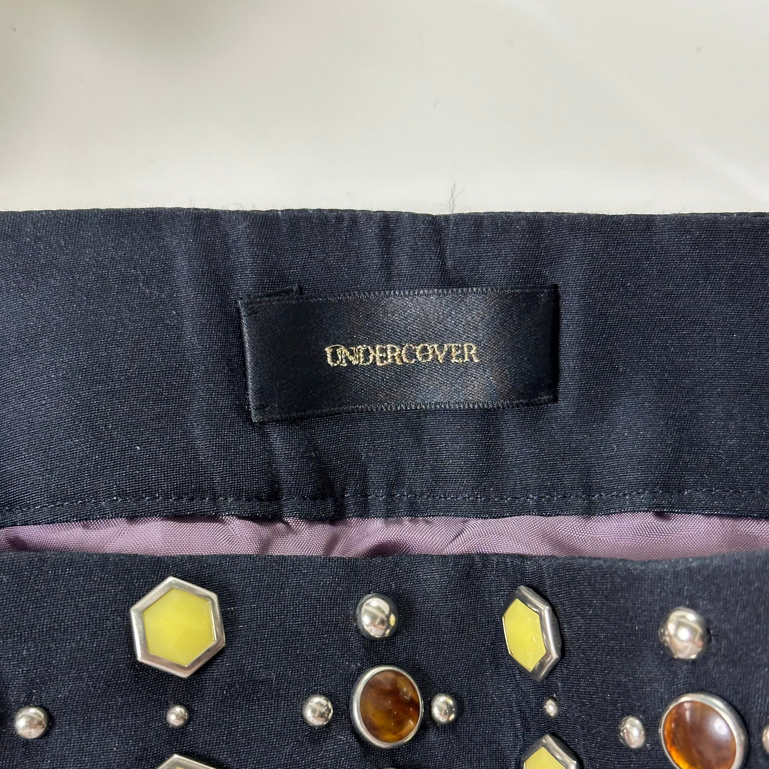 UNDERCOVER Spring Summer 2016 "Greatest" Flower Print Studs Skirt - 7