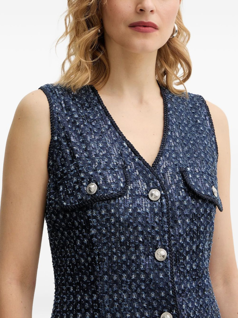 button pocket shift mini dress 4