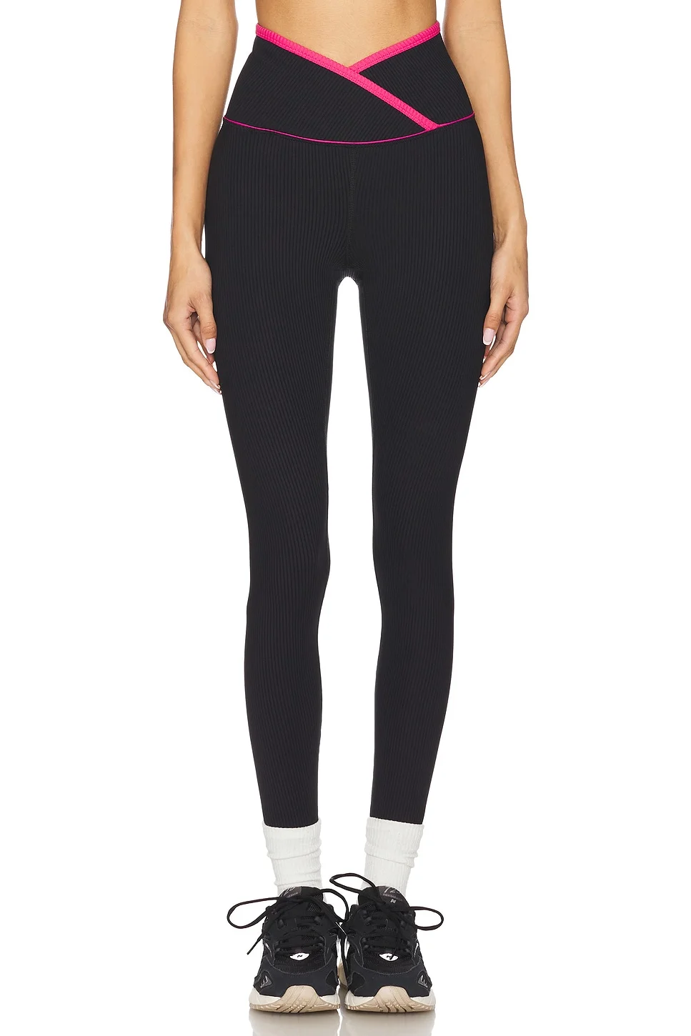 Ribbed Two Tone Veronica Legging - 1